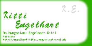 kitti engelhart business card